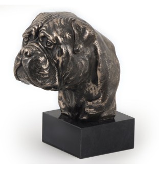 Bullmastiff głowa na kamieniu Art-Dog