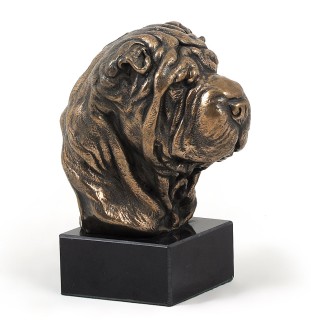 Shar Pei głowa na kamieniu Art-Dog