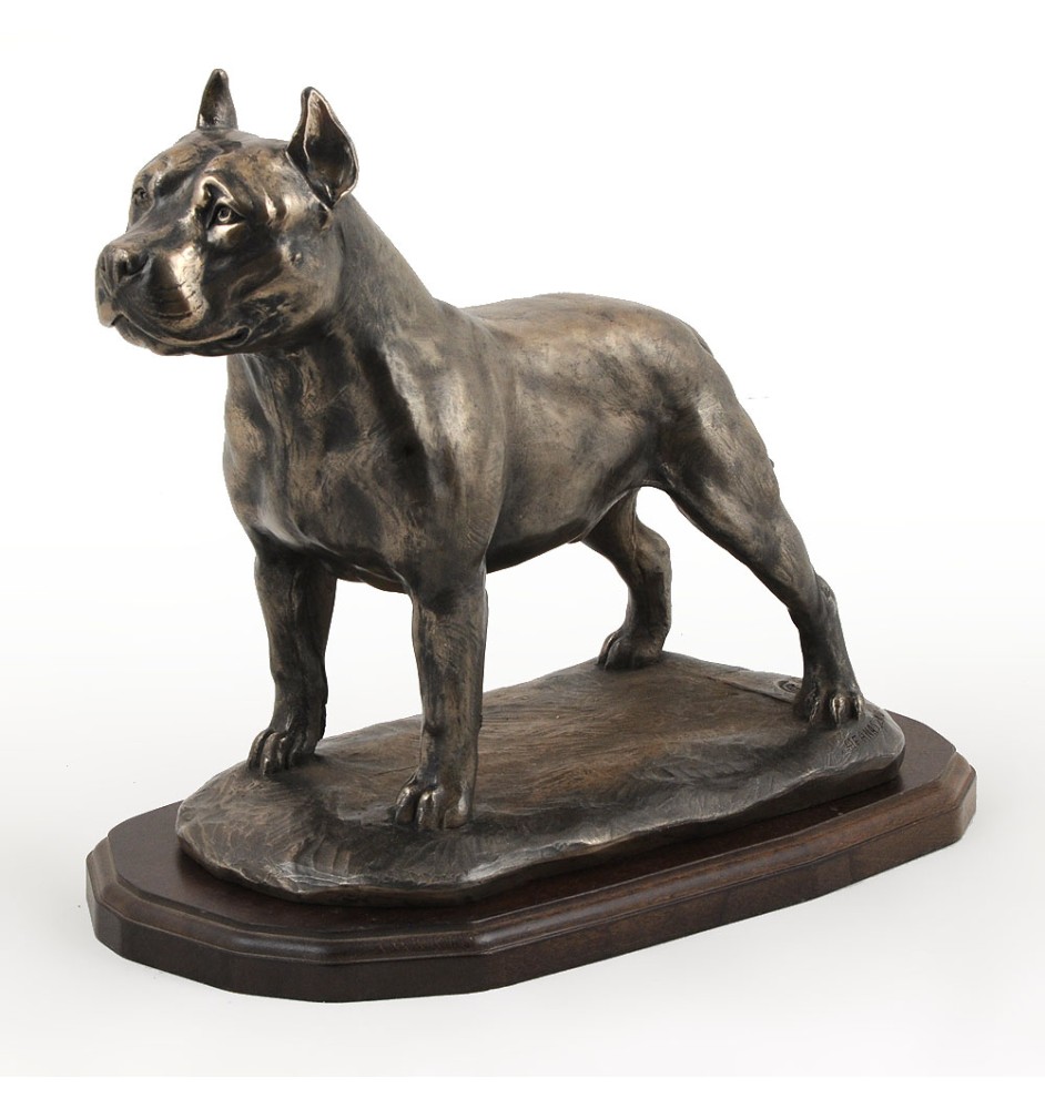 Amerykański Staffordshire terrier ekskluzywna seria figurki psa Art-Dog