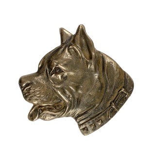 Amerykański Staffordshire terrier plakietka z zimnego brązu Art-Dog