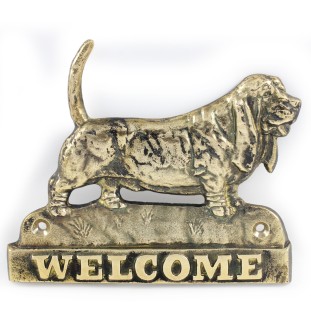 Basset Hound welcome plakietka Art-Dog