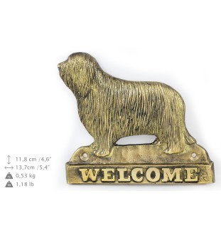 Bearded Collie welcome plakietka Art-Dog