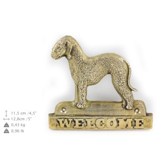 Bedlington Terrier welcome plakietka Art-Dog