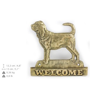 Bloodhound welcome plakietka Art-Dog