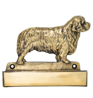 Clumber Spaniel plakietka na drzwi Art-Dog