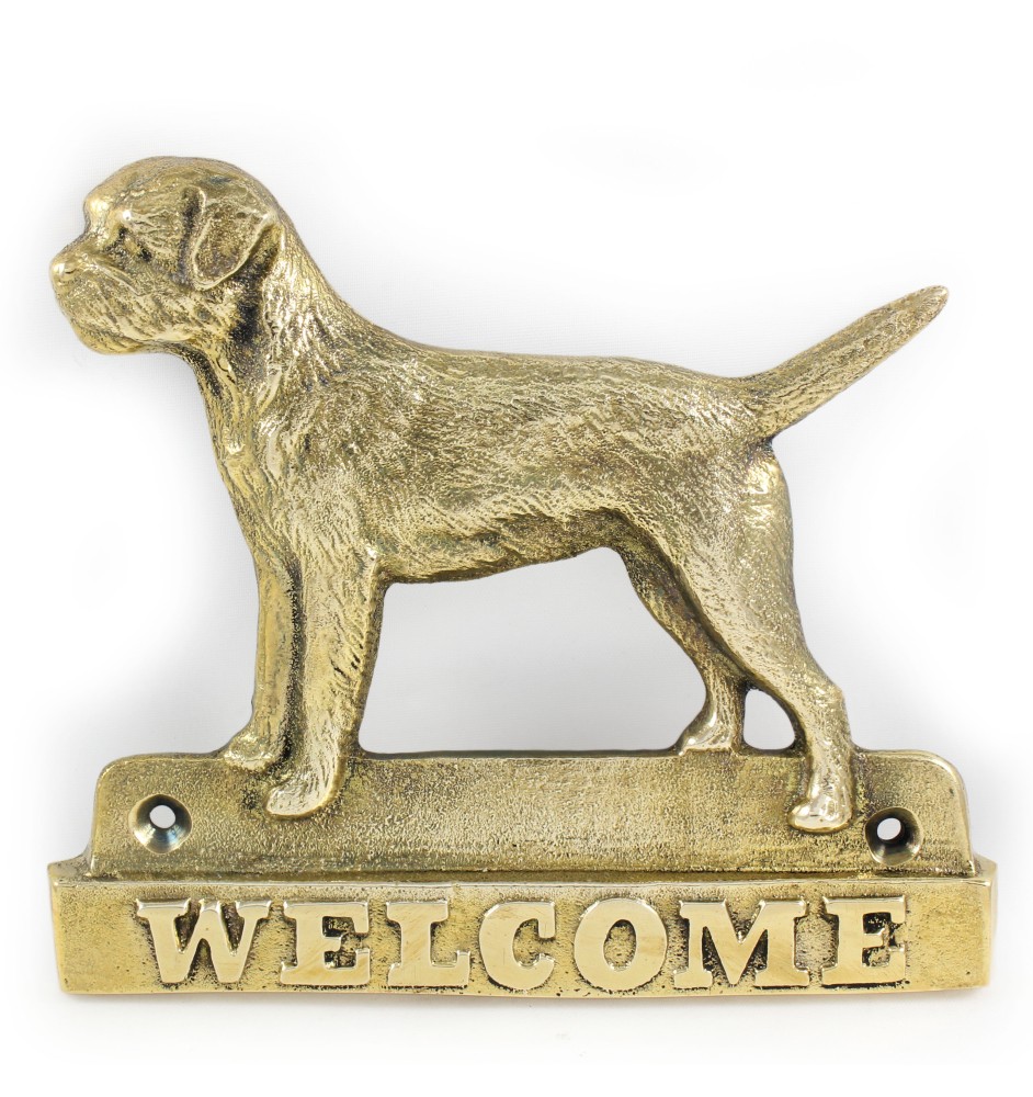 Border Terrier welcome plakietka Art-Dog