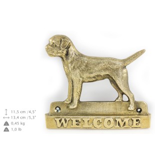 Border Terrier welcome plakietka Art-Dog