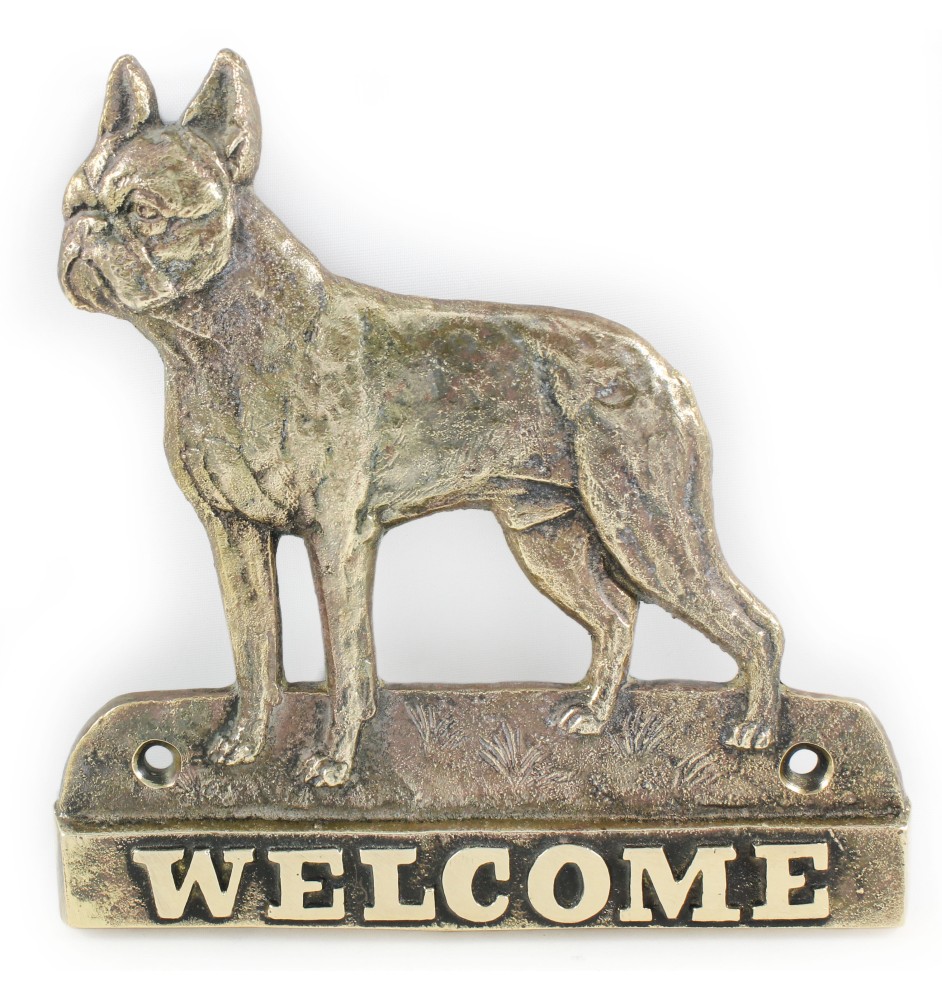 Boston Terrier welcome plakietka Art-Dog