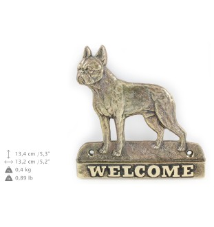 Boston Terrier welcome plakietka Art-Dog