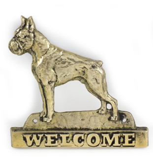 Bokser welcome plakietka Art-Dog