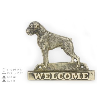 Bokser welcome plakietka Art-Dog