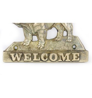 Bulldog welcome plakietka Art-Dog