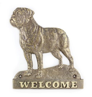 Bullmastiff welcome plakietka Art-Dog