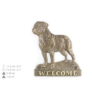 Bullmastiff welcome plakietka Art-Dog