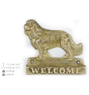 Cavalier King Charles Spaniel welcome plakietka Art-Dog