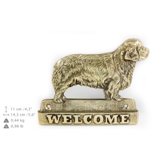 Clumber Spaniel welcome plakietka Art-Dog