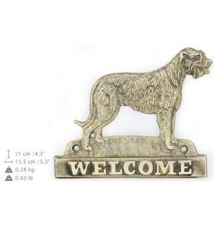 Wilczarz irlandzki welcome plakietka Art-Dog