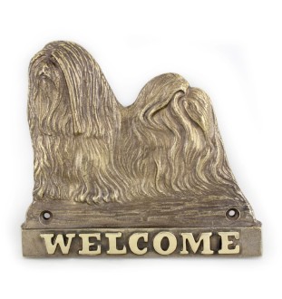 Lhasa Apso welcome plakietka Art-Dog