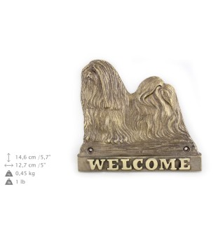 Lhasa Apso welcome plakietka Art-Dog