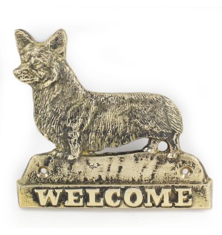 Pembroke Welsh Corgi welcome plakietka Art-Dog