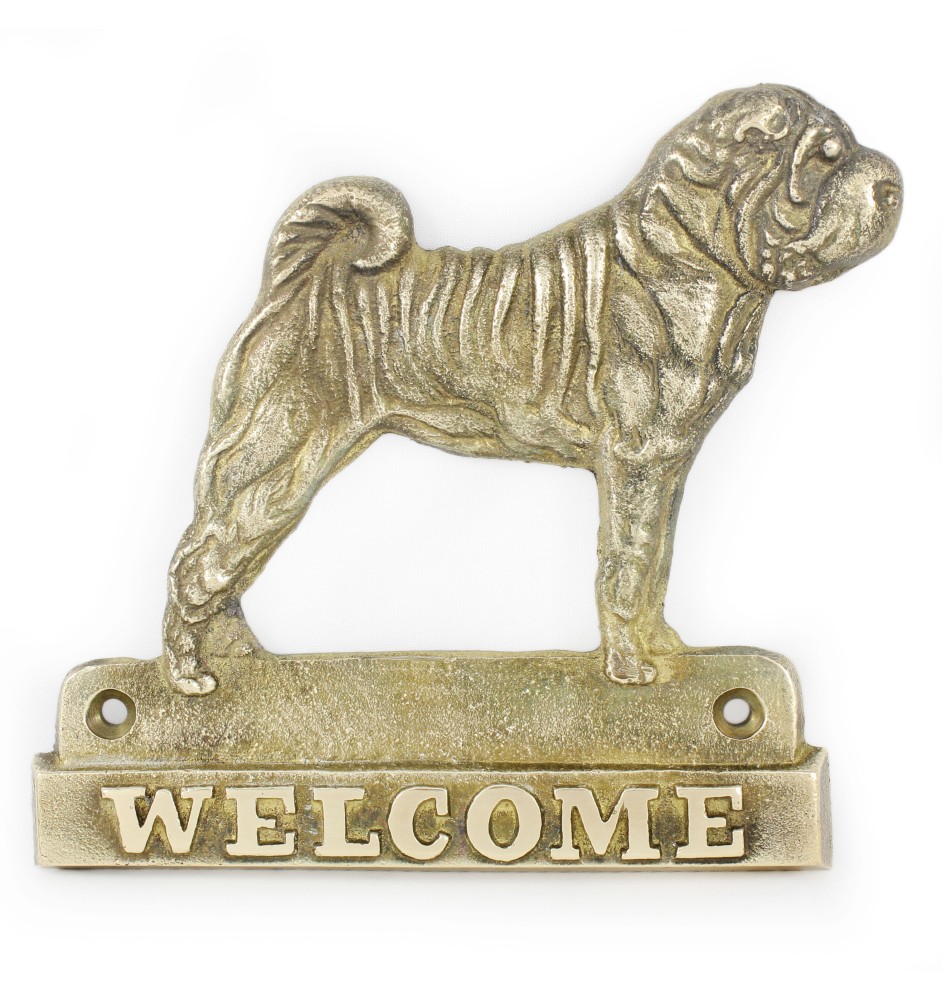 Shar Pei welcome plakietka Art-Dog