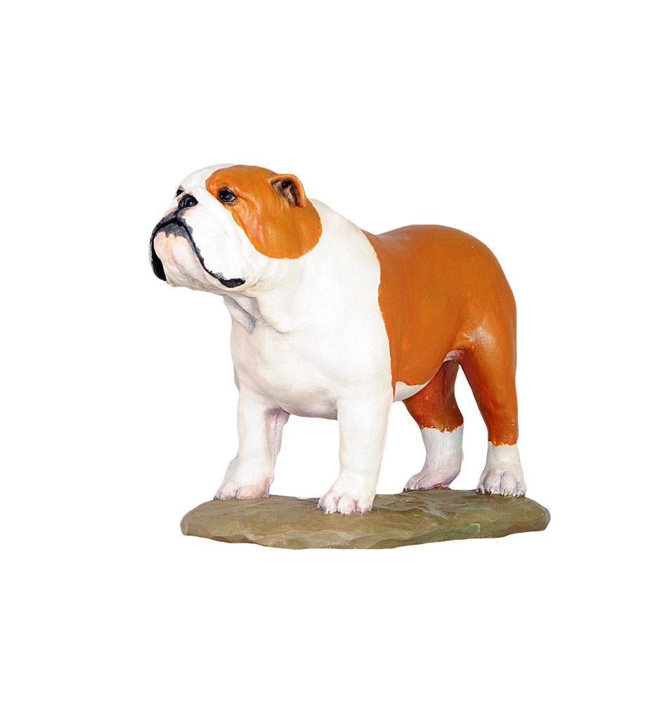 Buldog angielski ręcznie pomalowana statuetka Art-Dog