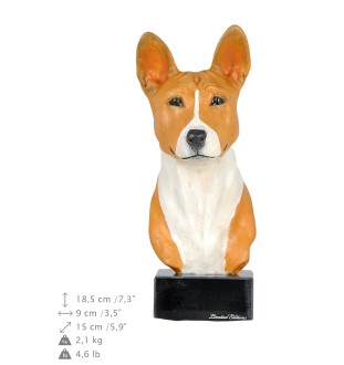 Basenji ręcznie pomalowana statuetka Art-Dog