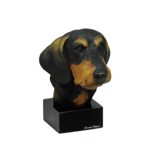 Jamnik szorstkowłosy ręcznie pomalowana statuetka Art-Dog