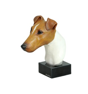 Foksterier szorstkowłosy ręcznie pomalowana statuetka Art-Dog