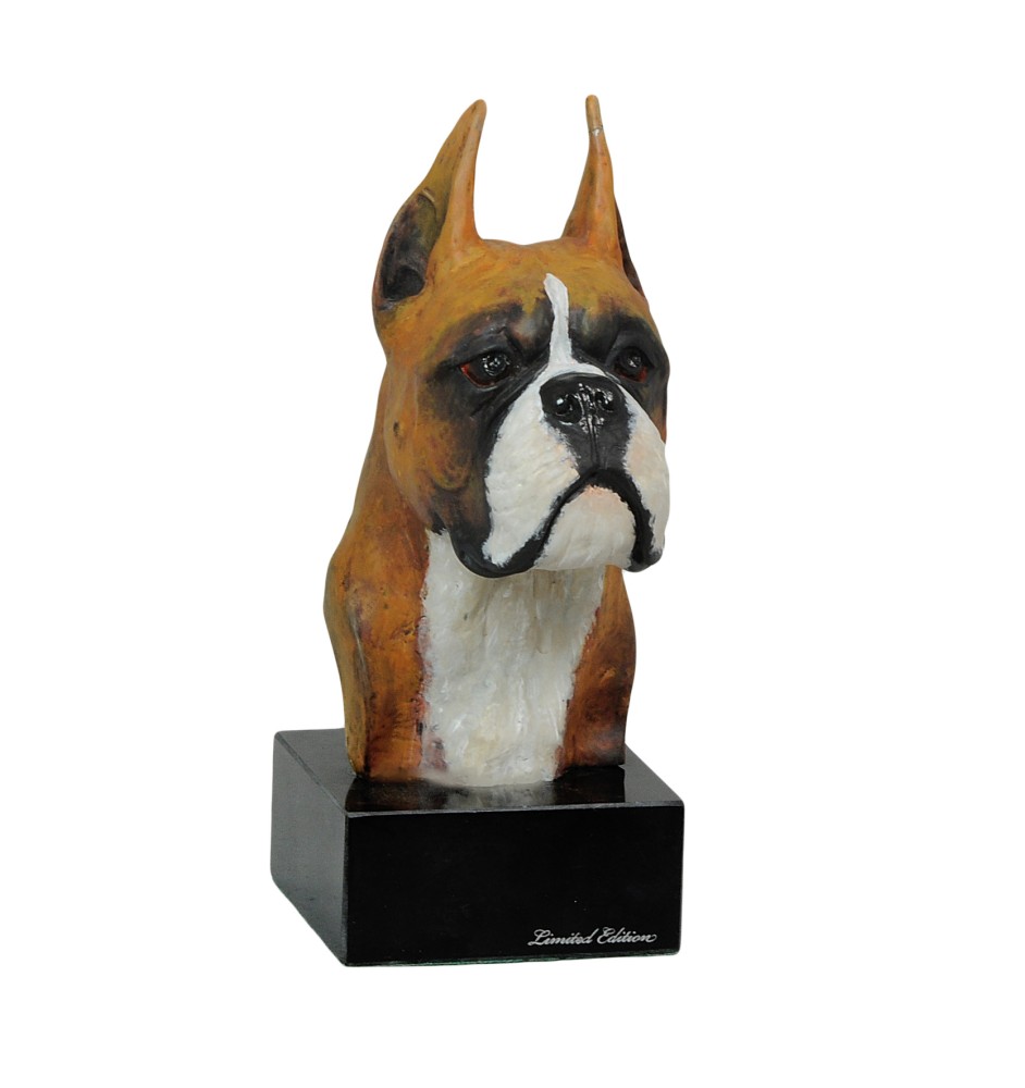 Bokser ręcznie pomalowana statuetka Art-Dog