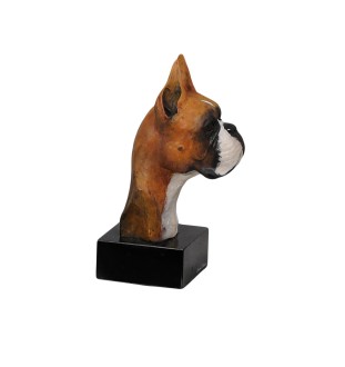 Bokser ręcznie pomalowana statuetka Art-Dog