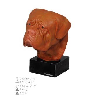 Dog z Bordeaux ręcznie pomalowana statuetka Art-Dog