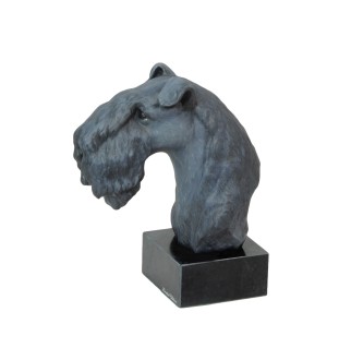 Kerry Blue Terrier ręcznie pomalowana statuetka Art-Dog