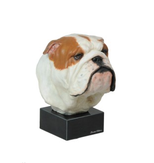 Buldog ręcznie pomalowana statuetka Art-Dog