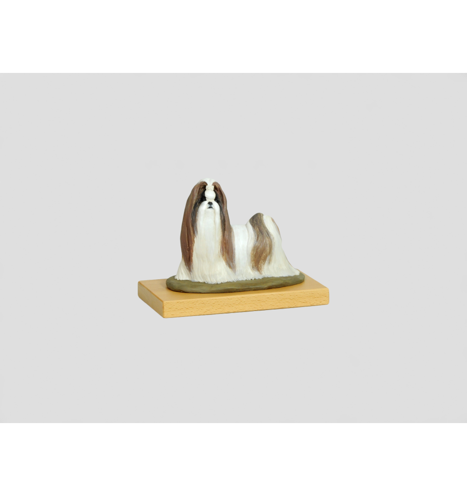 Lhasa Apso ręcznie pomalowana statuetka Art-Dog